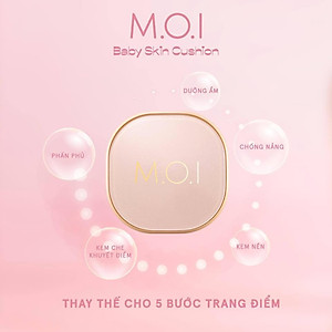 Phấn Nước M.O.I 5M BABY SKIN CUSHION Hồ Ngọc Hà (2021)
