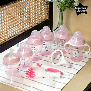 Bình Sữa PPSU Ty Siêu Mềm Tự Nhiên Tommee Tippee Natural Start (Bộ 1 Bình 260ml và 1 Bình 150ml)