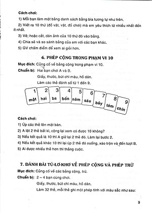 Sách 72 Trò Chơi Toán Lớp 1 (Tái Bản)
