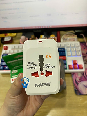 Ổ Cắm Du Lịch Đa năng MPE TA3 - 1 Cổng USB - Hàng Chính Hãng