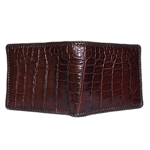 Ví nam da cá sấu đan viền bụng nhiều màu HJ92254-2711-2712-2713-2715 