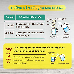 (Date mới) Sữa Hữu Cơ Miwako A+ Hộp 700g Vị Vani Nhập Khẩu Malaysia, Sữa Hạt Organic Dinh Dưỡng Phát Triển Trí Não & Chiều Cao Cho Bé Từ 1-6 Tuổi Vị Ngọt Thanh Dễ Uống