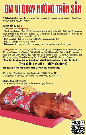 BỘT QUAY HEO Trộn Sẵn 100gr