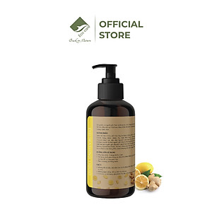 Nước Rửa Chén Hữu Cơ Bồ Hòn Và Tinh Dầu Chanh Gừng 500ml Bảo Vệ Da Tay, An Toàn Cho Bé