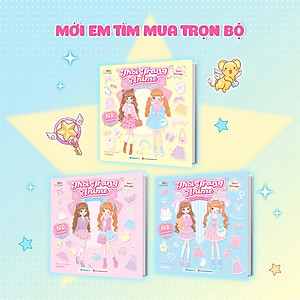 Thời Trang Anime (100+ Stickers Dễ Thương) - Sách Bóc Dán Sticker Thời Trang Cho Bé Gái