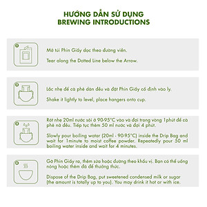 Cà phê phin giấy Gu Người Việt DalatFarm - Hộp 10 túi x 10 g