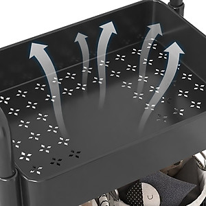 [4026] BG Kệ đa năng 3/4/5 - bánh xe, giỏ đựng đồ, Dễ dàng di chuyển giá sách đa năng,Kệ đa năng có bánh xe, di chuyển tiện lợi (hàng nhập khẩu)