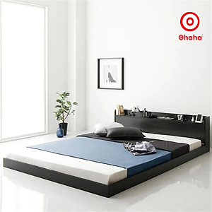 [Kèm Ảnh Thực Tế - Miễn phí vận chuyển & Lắp đặt] Giường ngủ bệt thông minh kiểu Nhật cao cấp gỗ công nghiệp Ohaha - GB013