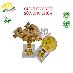 (COMBO 2 HỘP) GỪNG SẤY DẺO SỮA ONG CHÚA HỘP 90G - HƯƠNG SEN VIỆT