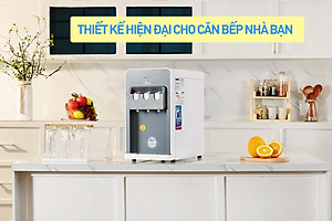 Máy lọc nước nóng lạnh để bàn cao cấp FujiE WPD508C, 4 cấp lọc màng siêu lọc UF Kortech Hàn Quốc - Hàng chính hãng