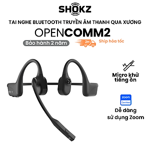 Tai nghe Bluetooth truyền âm thanh qua xương Shokz OPENCOMM2/OPENCOMM2 UC - Hàng Chính Hãng