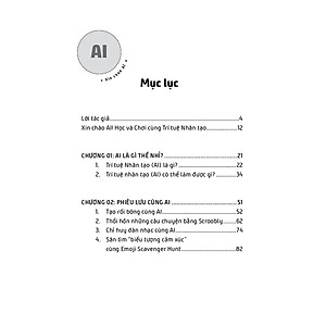 Sách Xin chào AI! Học và chơi cùng Trí tuệ Nhân tạo