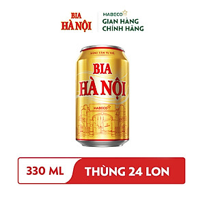 Bia Hà Nội Khuyến mại hè - Thùng 24 Lon 330ML