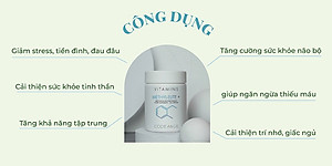 Viên uống bổ não CodeAge Methyl Elite+ - Hỗ Trợ Ngủ Ngon, Tăng Tập Trung, Giảm Stress 120 Viên