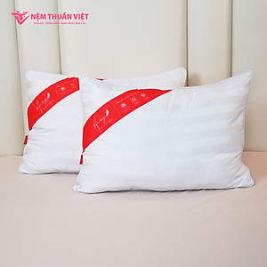 Ruột Gối Nằm Lông Vũ Airy Thuần Việt - Sợi Lông Vũ Nhân Tạo Microfiber Êm Ái Chuẩn Khách Sạn 5 Sao