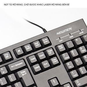 Bàn phím văn phòng có dây Newmen E007-Hàng chính hãng
