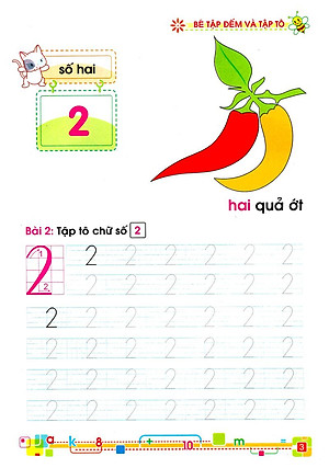 Tủ Sách Cho Bé Vào Lớp 1 - Bé Tập Đếm Và Tập Tô