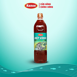 {Đơn 199k tặng hộp bơ 80g} Nước chấm Cá Cơm Bếp Vàng siêu tiết kiệm 880ml