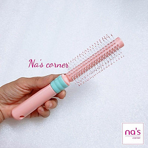 Lược tròn chải tóc uốn xoăn tạo kiểu cho tóc uốn phồng loại cao cấp vintage