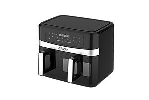 [New] Nồi chiên không dầu 2 ngăn 10L Sunhouse Mama SHD4098 - Chế độ riêng - Tiết kiệm thời gian - Công nghệ Rapid Air - Hàng chính hãng