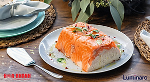 Đĩa Thủy Tinh Luminarc Granit 19cm đựng thức ăn, cường lực, kháng vỡ - 1 đĩa - P0704