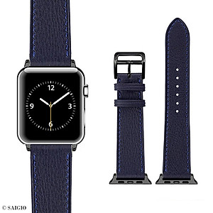 Dây Apple Watch 41mm 40mm 38mm, Chất Liệu Da Bò Cao Cấp, Dây Đeo Phong Cách Cổ Điển, Đơn Giản Và Tinh Tế, Tương Thích Các Phiên Bản Series 10/9/8/7/6/5/4/3/2/1/SE/SE2