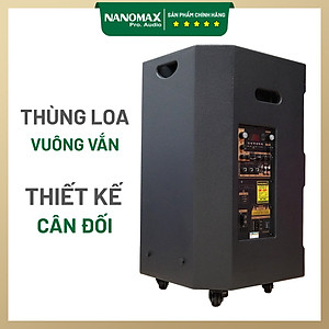 Loa Kéo Nanomax SK-12F3 Bass 3 Tấc 30cm Công Suất 450w Karaoke Bluetooth Hàng Chính Hãng