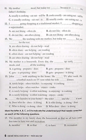 Bộ Đề Trắc Nghiệm Tiếng Anh 10 - Theo Chương Trình Mới Của Bộ GD&ĐT (2021)