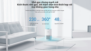 Máy lọc không khí Xiaomi Smart Air Purifier 4 Compact EU BHR5860EU Hàng chính hãng