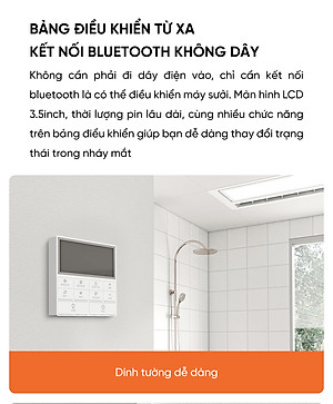 Máy Sưởi/ Đèn Sưởi Nhà Tắm Thông Minh Yeelight Pro 8in1 YLYYB-0010 (2022 version) - Hàng Nhập Khẩu
