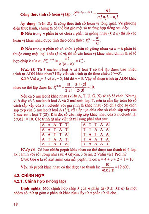 Sách Ứng Dụng Tổ Hợp Và Xác Xuất Trong Giải Bài Tập Di Truyền