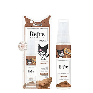 Xịt khử mùi Refre x Kuromi Natural/Whitening Perfume 30ml