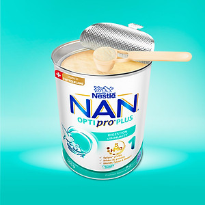Sữa bột Nestlé NAN OPTIPRO PLUS 1 400G/lon với 5HMO Sản Xuất tại Thụy Sĩ (0 - 6 tháng)