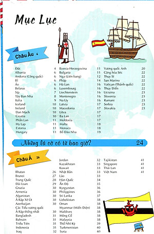 Sách Quốc Kỳ Và Quốc Gia - Bách Khoa Thư Larousse (Tái Bản 2020)