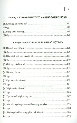 Toán Cơ Sở Cho Kinh Tế