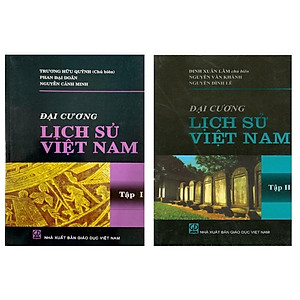 Sách - Combo Đại cương Lịch sử Việt Nam Tập 1 + Tập 2 + tập 3 (DN)