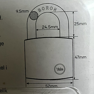 Ổ khóa Yale Y120/50/127/1 chìa răng cưa, màu bạc