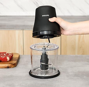 Máy xay thịt đa năng Philips HR1501/00 1 lít - Hàng chính hãng