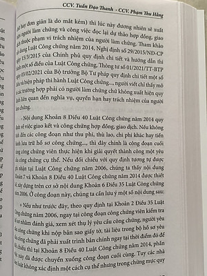 Bình Luận Luật Công Chứng Năm 2014 