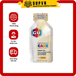 Gu Energy Gel – Gói Gel Bổ Sung Năng Lượng Thể Thao Đạp Xe, Leo Núi, Trekking
