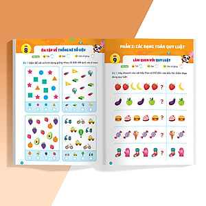 Sách Phiếu Luyện Toán Tư Duy Cùng Gấu Kiki 3 - Xác Định Vị Trí - Các Dạng Toán Quy Luật