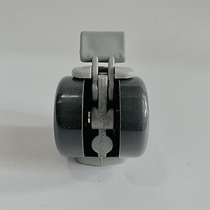 Bộ 4 bánh xe cọc vít ren có khóa 38-50mm cho ghế/bàn xoay văn phòng nội thất - tải 40kg - Happy Move Thái Lan