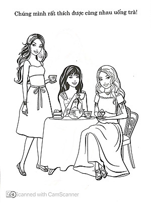 Sách Barbie Xinh Đẹp 2 (Tô Màu Có Hình Dán)