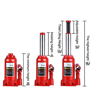 Kích Thủy Lực Cơ, Con Đội Thủy Lực Mini ABG (Loại 8 Tấn) Chuyên Dùng Để Kích Oto Nâng Vật Có Tải Trọng Nặng  - Hàng Chính Hãng