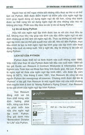 Lập Trình Ứng Dụng Python Dành Cho Người Bắt Đầu