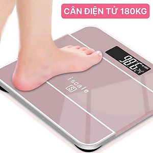 Cân sức khỏe điện tử iSCALE cân tối đa 180kg - Cân điện tử 180kg - Hàng chính hãng