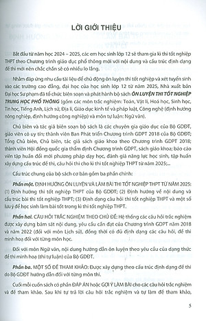 Ôn Luyện Trắc Nghiệm Thi Tốt Nghiệp Trung Học Phổ Thông (năm 2025) Môn Vật Lí - Nguyễn Văn Biên chủ biên, Nguyễn Thị Lâm Quỳnh, Nguyễn Anh Thuấn