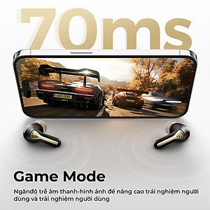 Tai nghe True Wireless SoundPEATS Capsule 3 Pro+ Loa kép xMEMS LDAC Bluetooth 5.3 - Hàng Chính Hãng