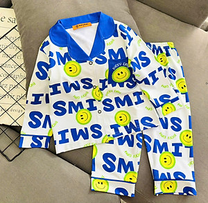 Đồ bộ bé trai, bộ ngủ dài tay pijama pizama cho bé trai size lớn 12-40KG chất thun lạnh mềm mịn mát