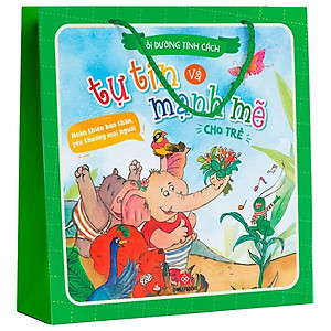 Sách - Bộ Sách Bồi Dưỡng Tính Cách Tự Tin Và Mạnh Mẽ Cho Trẻ - Hoàn Thiện Bản Thân, Yêu Thương Mọi Người (Túi 4 Cuốn)